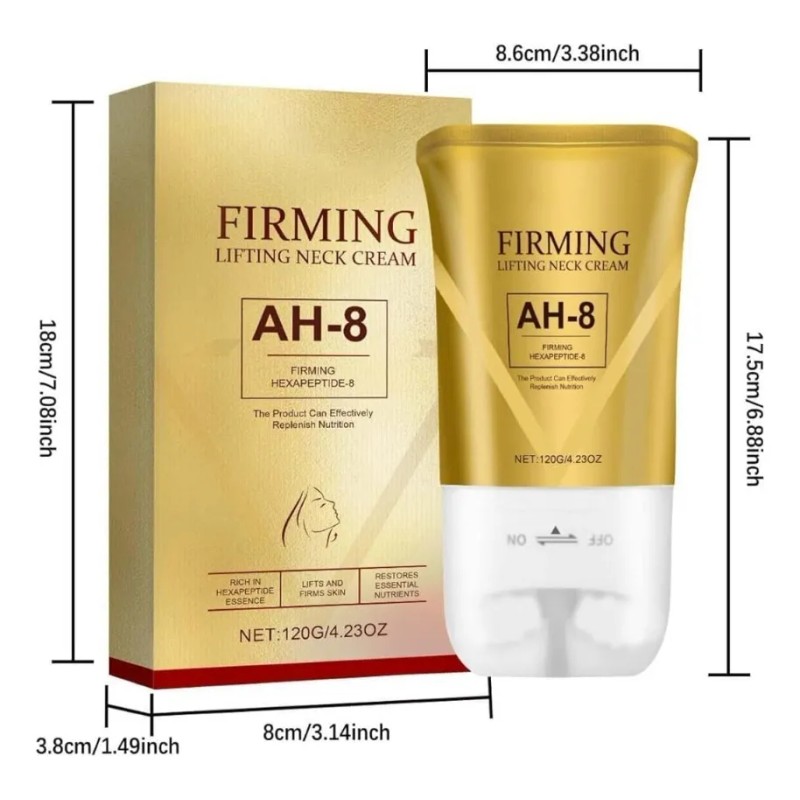 Crema Reafirmante Ah-8 Para Cuello Y Piel Crepada