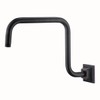 SEABEFORE 13" Gooseneck (S-Shape) Shower Arm Oil Rubbed Bronze Shower