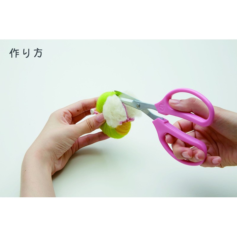 Hamanaka H441-478 Wool Felt Kit, Wool Bonbon, Ham-chan and Round