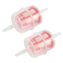 JNNJ 2 Stücke Benzin Kraftstofffilter, Inline Kraftstofffilter, Benzinfilter Klein Kunststoff, Benzin Inline Filtration Zubehör, Auto Universal Interieur Zubehör Für Motorrad Roller Motor ATV