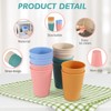 AouiSton Cups, Children's Cups, 350 ml Set Unbreakable Drinking Cups,