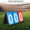 Sports Scoreboard 2/3/4 Digit Portable Tabletop Flip Scoreboard Score Counter