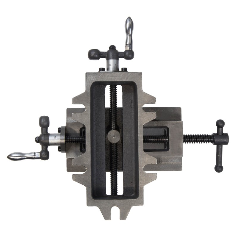 WEN Cross Vise, 4.25-Inch with Compound Slide for Mills and