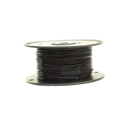 M22759/16-18 Mil-Spec Tefzel Hi-Temp Stranded Wire 18AWG Gauge (10FT, Black)