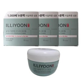 Illyyoon Illiyoon Hyaluronic Moisture Cream 100ml x 3 / 일리윤 히알루론 모이스춰 수분크림 100ml x3개