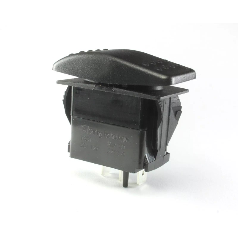 Carling Technologies 1pc Carling MOMENTARY Rocker Switch SPDT, 20A 12VDC,