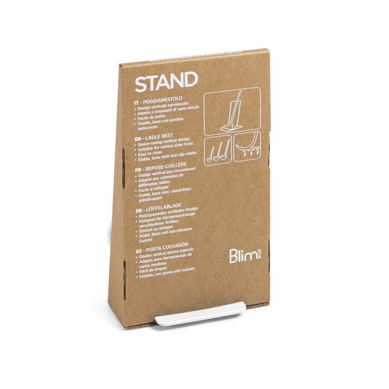 Blim Plus Spoon Rest Vertical Stand White Matt (Arctic) Made