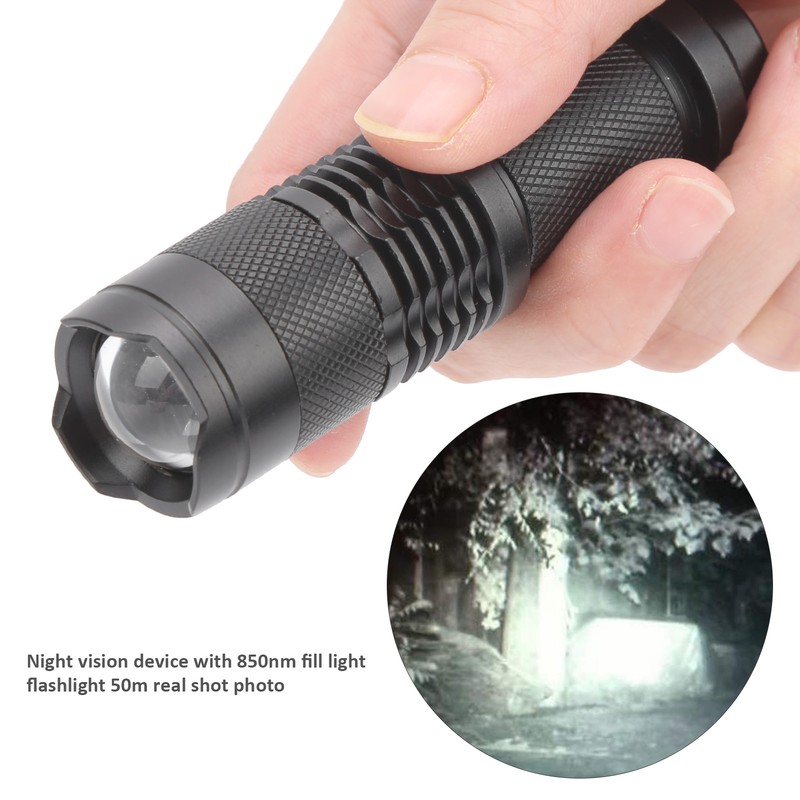 Infrared LED Flashlight Waterproof Mini Camera Infrared Light Detector for