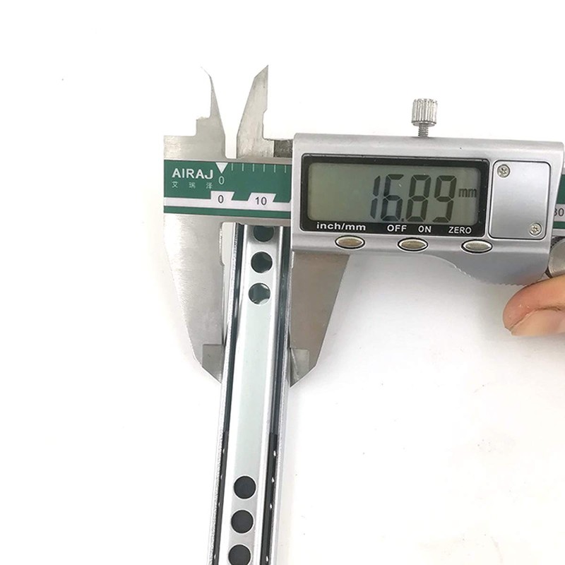 2Pcs Drawer Slides, 6 Sizes Ball Bearing Steel Drawer Runner