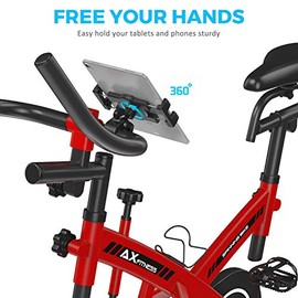 KDD Soporte Tableta Bicicleta, Base Teléfono - Soporte para Manillar de Bicicleta Ergométrica, Cinta de Correr, Micrófono - Soporte Tablet para Moto C