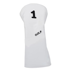 SUPVOX Golf Club Head Cover Stylish PU Driver and Putter Protective Cover for Men Women Lightweight Durable Accessory Fit for Standard Clubs Easy to Carry