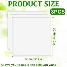 3Pcs White Magnetic Vent Covers, Magnetic Vent Covers for Ceiling, Ceiling Vent Covers Magnetic Vent Covers for Wall, Strong Magnetic Vent Magnetic Cover for Air Conditioning Vents 12x12 in