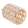 Crystal Makeup Brush Holder European Style Rounded Crystal Glass Cosmetic