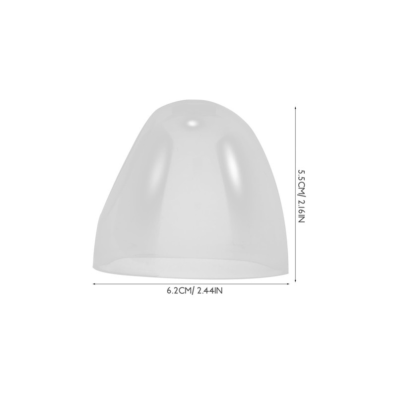 Kichvoe 3pcs Transparent Bottle Caps Replacement Feeding Bottle Lids Leak