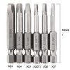 Saipe 12PCS Magnetic Square Head Screwdriver Bits Set 2 Inch