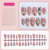 Christmas Press on Nail Cute Fake Nails Almond Shape with