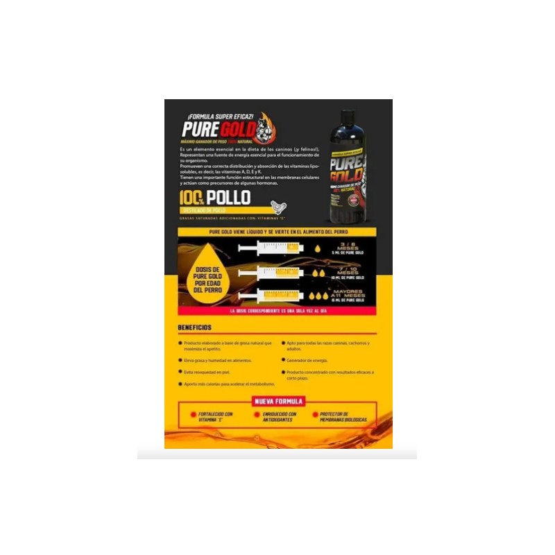 Proteina Para Perro Pure Gold Duo