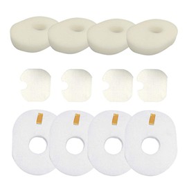 Eztronics Corp 4 Packs Replacement Foam & Felt Filter Set for Shark Rocket Ultra Light HV300 HV310 HV301 HV302 HV303 HV305 HV308 HV300W UV450 Vacuum,Part # XFFV300 & 1080FTV320
