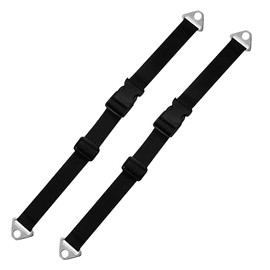 2 Pcs Trash Can Lid Lock, Universal Adjustable Outdoor Wheelie Trash Bin Cord Strap for Animals and Wind from Knocking Over Trash