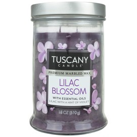 Tuscany Candle Lilac Blossom Long-Lasting Scented Jar Candle (18 oz)