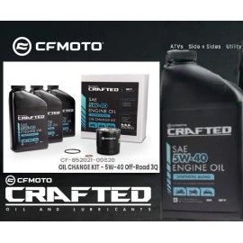 CFMOTO CF MOTO CFORCE/UFORCE 400/500/600/800 5W40 Oil Change Kit 3 Qts-CF-852021-00820