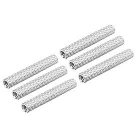 DMiotech 6 Pack M3x30mm Aluminum Knurled Spacer Standoff Round Column for RC FPV Drone DIY Parts Silver