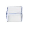 Pack of 8 square chair leg caps, square plastic plugs,