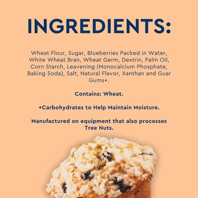 Duncan Hines Simple Mornings Blueberry Streusel Premium Muffin Mix, 20.5
