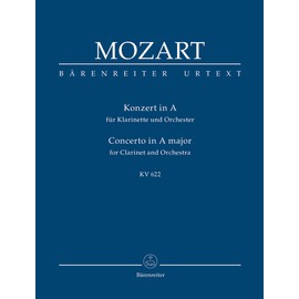 Concerto for Clarinet in A major K.622 (Study Score)