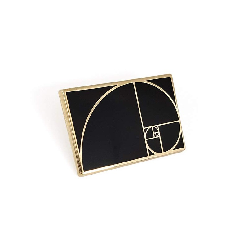 Pinsanity Golden Ratio Enamel Lapel Pin