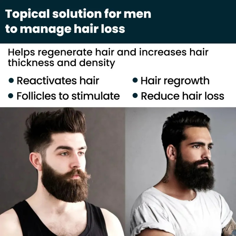 Tratamiento East Moon Para Crecimiento De Pelo Y Barba, .