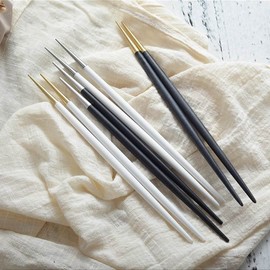 Cesa Beams Chopsticks Set, Stylish, Stainless Steel, 4 Pairs Set, Cutlery Set, Scandinavian, Wedding Celebration, Tableware, Gift, 8.7 inches (22 cm), Japanese Dinnerware, Western, Family Petite Gift, Coarse, Graduation, New Life (Pink Gold 4 Pairs)