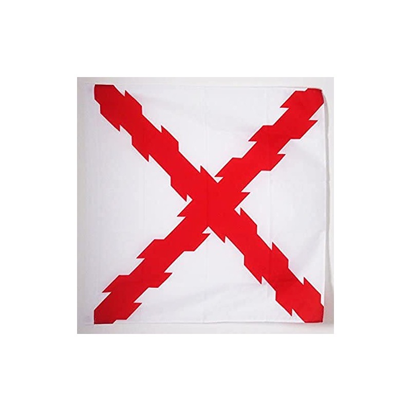 Burgundy Cross Flag 3' x 3' for a Pole -