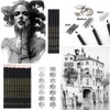 Heshengping Drawing Pencils Sketch Pencil Art Supplies Set for Kids