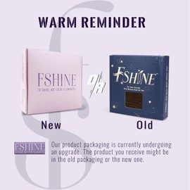 Fshine Real Hair Tape Extensions, 50 cm, Medium Brown Highlights Honey Blonde, 50 g, 20 Pieces, Colour 4P27