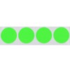 Fluorescent Green Color Coding Dot Labels 25.4 mm 1 Inch