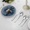 Silverware Set for 2, CXJY 10-Piece Stainless Steel Flatware Cutlery