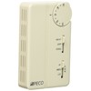 Peco TA167-007 3 Speed Non-Programmable Fan Coil Thermostat, Line Voltage,