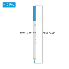 PATIKIL Sky Blue Colored Pencils Set,12 Pcs Oil Color Pencils Wooden Coloring Drawing Pencil for Artists Art Painting Sketching