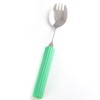 S-18 All Stainless Steel Handle with Sponge for Spoons and Forks, Large