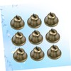 LALAFINA 10pcs Bronze Bell Accessories DIY Hand Bell for Craft
