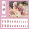NIUANIUA Nail Tip, Short, False Nails, Cute, Round Tip, Fashion,