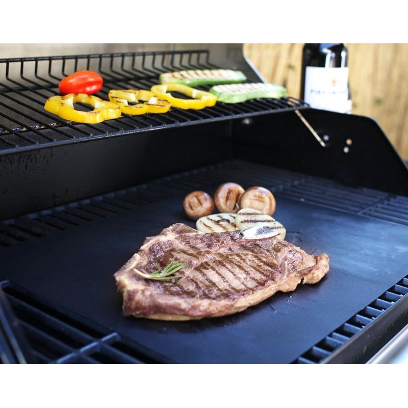 G & F Products 10037 Grill mat, 3 Pieces, Black