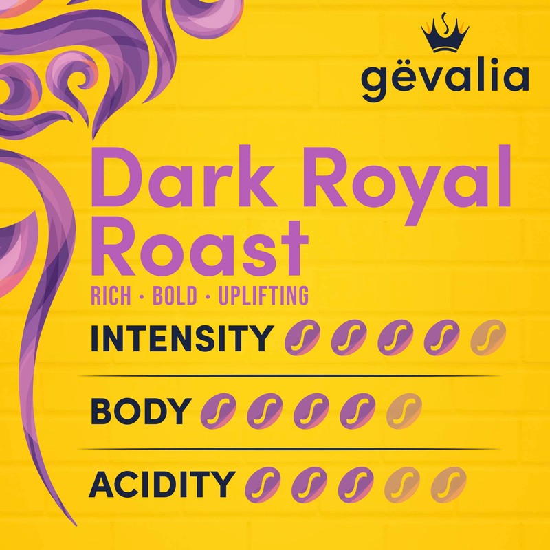 Gevalia Dark Royal Roast Dark Roast K‐Cup Coffee Pods, 84