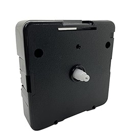 New Replacement Quartz Plastic Shaft UTS German Black Clock Movement Mechanism Motor (8mm Shaft - Faces Up To 2mm)