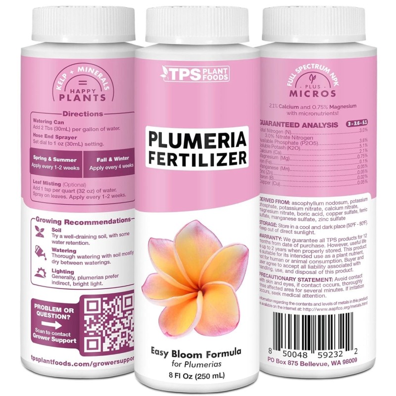 Tps Nutrients Plumeria Fertilizer for All Frangipani and Tropical Plants,