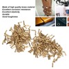 500Pcs Hollow Rivet Brass Decorative Through Hole Excellent Corrosion Resistance