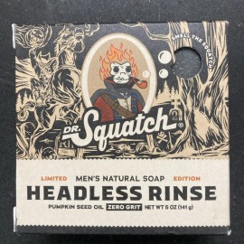Dr. Squatch Limited Edition HEADLESS RINSE Natural Soap Bar