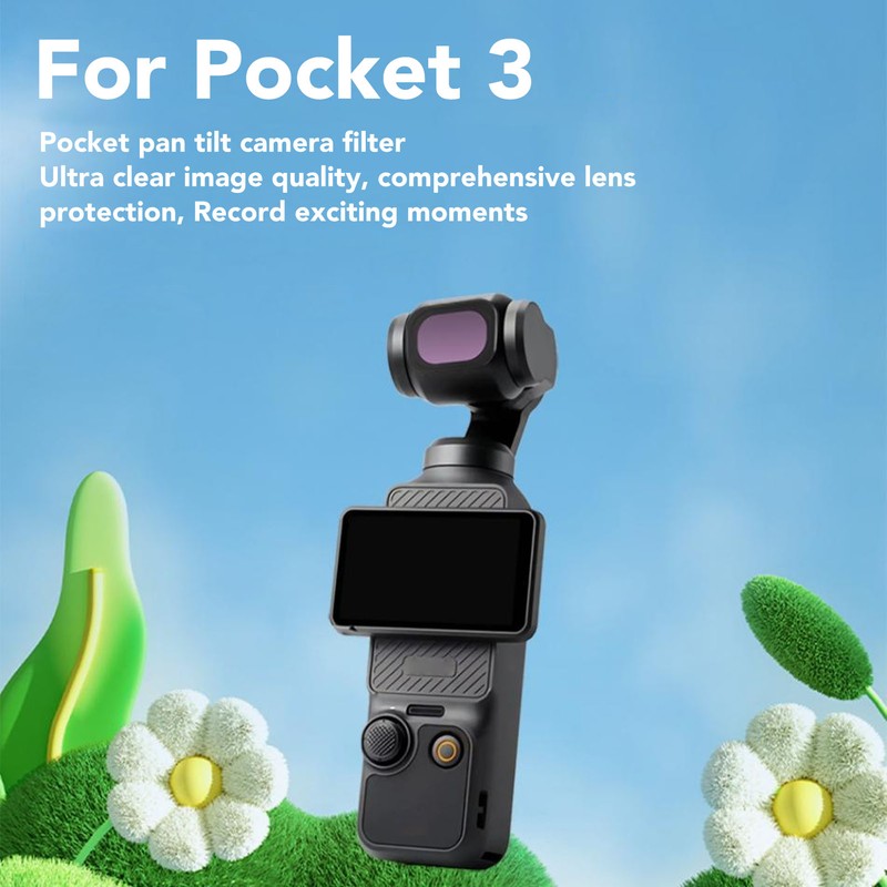 Streak Effect Action Camera Lens Filter HD Coated Slim Aluminum