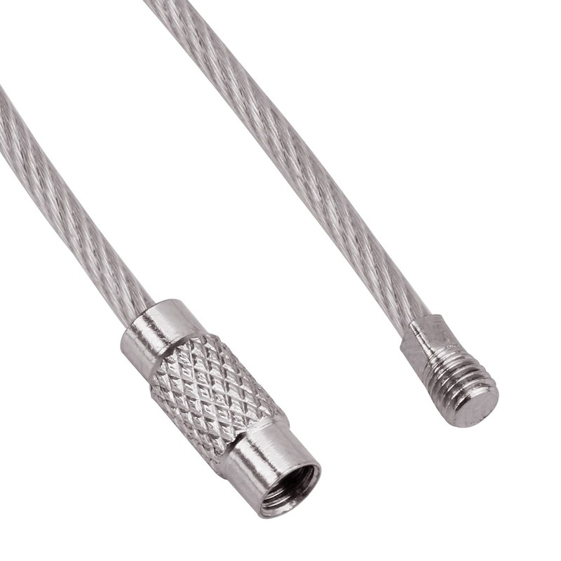 Wisdompro Wire Keychains, Screw Type, Wire Keyring, Key Chain, Stainless